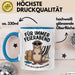 Rentner Pensionär Sarkasmus Tasse Geschenk Lustige Geschenkidee Spruch Für Immer Feierabend Blau Trendation