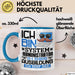 Systemadministrator Ausbildung Tasse Geschenk Ich Bin Systemadministrator In Der Ausbildung Ich Darf Das Geschenkidee Spruch Blau Trendation