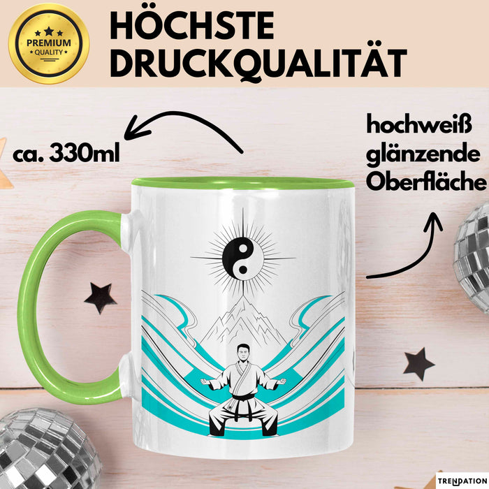 Kampfsportler Tasse Geschenk Lustige Geschenkidee Spruch Für Disziplin Sucher Grün Trendation