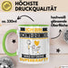 Schwiegeronkel Tasse Geschenk für Schwiegeronkel Geburtstag Lustiger Spruch Kaffee-Becher Was Ist Deine Superkraft Grün Trendation