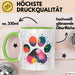 Hund Tierliebhaber Tasse Geschenk Lustige Geschenkidee Spruch Grün Trendation