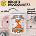 Fuchs Tierliebhaber Tasse Geschenk Lustige Geschenkidee Spruch Eigentlich Bin Ich Ein Fuchs Rosa Trendation
