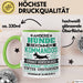 Hund Tasse Geschenk Lustiger Spruch Hunde Kommandos Humorvoll Grün Trendation