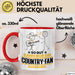 Country-Fan Geschenk Tasse So Gut Kann Nur Ein Country-Fan Aussehen Geschenkidee Kaffee-Becher Rot Trendation
