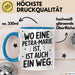 Petra-Marie Tasse Geschenk Wo Eine Petra-Marie Ist Ist Auch Ein Weg Geschenkidee Becher mit Name Blau Trendation
