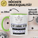 Drummerin Weil Es Keinen Schöneren Beruf Gibt Tasse Geschenk für Eine Drummerin Lustig Grün Trendation