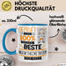Beste Musiktheoretikerin Der Welt Tasse Geschenk für Eine Musiktheoretikerin Geprüft Und Sicher Geschenkidee Geburtstag Weihnachten Blau Trendation