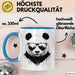 Panda Mit Sonnenbrille Tasse Geschenk Lustige Geschenkidee Spruch Blau Trendation
