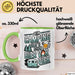 Camper Camping Bierliebhaber Tasse Geschenk Lustige Geschenkidee Spruch Beim Camping Gibt’S Schon Bier Vor Vier Grün Trendation