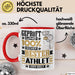 Athlet Geschenk Lustiger Spruch für Athlet Geschenkidee Bester Athlet Der Welt Rot Trendation