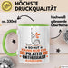 Pilates-Enthusiast Geschenk Tasse So Gut Kann Nur Ein Pilates-Enthusiast Aussehen Geschenkidee Kaffee-Becher Grün Trendation
