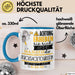Rucksacktouristin Tasse Geschenk Lustiger Spruch Bitte Erheben Sie Sich Seine Majestät Die Rucksacktouristin Betritt Den Raum Blau Trendation