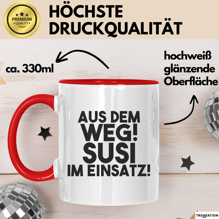Susi Tasse Aus Dem Weg! Susi Im Einsatz! Geschenk