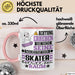 Skater Geschenk Tasse Lustiger Spruch Erheben Sie Sich Der Skater Betritt den Raum Rosa Trendation