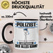 Polizist Tasse Geschenk für Polizist Der Mann Der Alles Kann Geschenkidee zum Geburtstag Schwarz Trendation