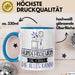 Hundefriseurin Geschenk Tasse Becher Die Frau Die Allen Kann Geschenkidee für eine Hundefriseurin Lustig Blau Trendation