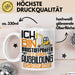 Baustoffprüfer Ausbildung Tasse Geschenk Ich Bin Baustoffprüfer In Der Ausbildung Ich Darf Das Geschenkidee Spruch Weiß Trendation