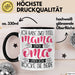Mama und Oma Tasse Geschenk Muttertag Lustiger Spruch Rocke Beide Schwarz Trendation