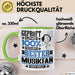 Musikfan Geschenk Lustiger Spruch für Musikfan Geschenkidee Bester Musikfan Der Welt Grün Trendation