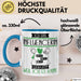 Influencerin Tasse Geschenk Ich Bin Influencerin Warum Weil Ich Es Kann Geschenkidee Geburtstag Blau Trendation
