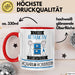 Aquarium-Hobbyistin Tasse Geschenk Becher Stark Attraktiv Furchtlos Aquarium-Hobbyistin Lustige Geschenkidee Rot Trendation