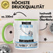 Schwimmsportlerin Tasse Geschenk Becher Stark Attraktiv Furchtlos Schwimmsportlerin Lustige Geschenkidee Grün Trendation