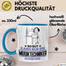 Musiktechniker Geschenk Tasse So Gut Kann Nur Ein Musiktechniker Aussehen Geschenkidee Kaffee-Becher Blau Trendation
