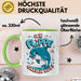 Delfin Tierliebhaber Tasse Geschenk Lustige Geschenkidee Spruch Ich Flippe Gleich Aus Grün Trendation