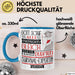 Survival-Expertin Geschenk Becher Tasse Gott Schuf Alle Menschen Gleich Nur Die Besten Durfeten Survival-Expertin Werden Geschenkidee Lustig Blau Trendation