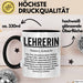 Unterricht Lehrer Wertschätzung Tasse Geschenk Lustige Geschenkidee Spruch Lehrerin Trendation