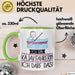 Geschenk für Kajakfahrerin Tasse Lustige Geschenkidee Geburtstag Ich Bin Kajakfahrerin Ich Darf Das Grün Trendation