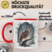 Vogelbeobachter Tasse Geschenkidee für Vogel Enthusiasten Rot Trendation