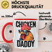 Huhn Tier Bauer Tasse Becher Geschenk Lustige Geschenkidee Spruch Hühnerpapa Rot Trendation