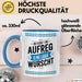 Deutschland München Bayern Bayerisch Tasse Geschenk Lustige Geschenkidee Spruch Bevor I Mi Aufreg Is Ma Liaba Wurscht Blau Trendation