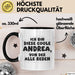 Andrea Tasse Ich Bin Diese Coole Andrea, Von Der Alle Reden Geschenk Schwarz Trendation