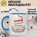 Kuchen-Liebhaber Tasse Geschenk Ich Kann Kuchen Verschwinden Lassen Was Ist Deine Superkraft Blau Trendation
