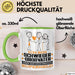 Schwiegergroßvater Geschenk Tasse Ich Bin Schwiegergroßvater Aber Sag Doch Einfach Superheld Lustige Geschenkdiee für Schwiegergroßvater Kaffee-Becher Grün Trendation
