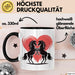 Pferd Tier Herz Tasse Geschenk Lustige Geschenkidee Spruch Schwarz Trendation