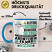 Abenteuerfilmer Geschenk Tasse Lustiger Spruch Erheben Sie Sich Der Abenteuerfilmer Betritt den Raum Blau Trendation