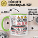 Musikerin Tasse Geschenk Lustig Abstand Halten Hochleistungs-Musikerin Mit Drang Zur Perfektion Bei Der Arbeit Grün Trendation