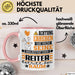 Reiter Geschenk Tasse Lustiger Spruch Erheben Sie Sich Der Reiter Betritt den Raum Rosa Trendation