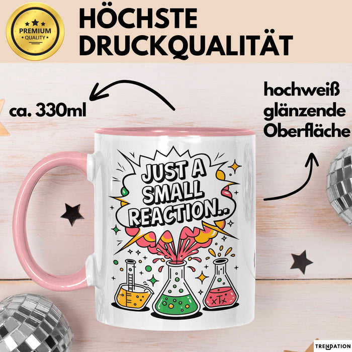 Chemiker Tasse Geschenk Lustige Geschenkidee Spruch Für Reaktions Fans Rosa Trendation