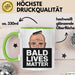 Glatze Tasse Geschenk Bald Lives Matter Geschenkidee Lustig Maenner Grün Trendation