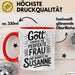 Susanne Tasse Geschenk Gott Formte Die Perfekte Frau Susanne Geschenkidee Rot Trendation