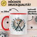 Feinschmecker Tasse Geschenkidee für Geschmacksliebhaber Rot Trendation
