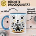 Fitnesstrainer Tasse Geschenk Lustige Geschenkidee Spruch Für Fitness Motivatoren Blau Trendation