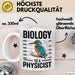 Physiker Geschenk Schüler Wissenschaft Biologie Mikrobiologie Tasse Weiß Trendation