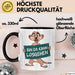 Erdmännchen Tier Tasse Geschenk Lustige Geschenkidee Spruch Bin Da Kann Losgehen Schwarz Trendation