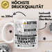 Tierphysiotherapeut Geschenk Tasse Lustiger Spruch Erheben Sie Sich Der Tierphysiotherapeut Betritt den Raum Weiß Trendation
