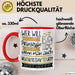 Musikredakteurin Tasse Geschenk Spruch Wer Will Schon Prinzessin Sein Wenn Man Auch Musikredakteurin Sein Kann Rot Trendation